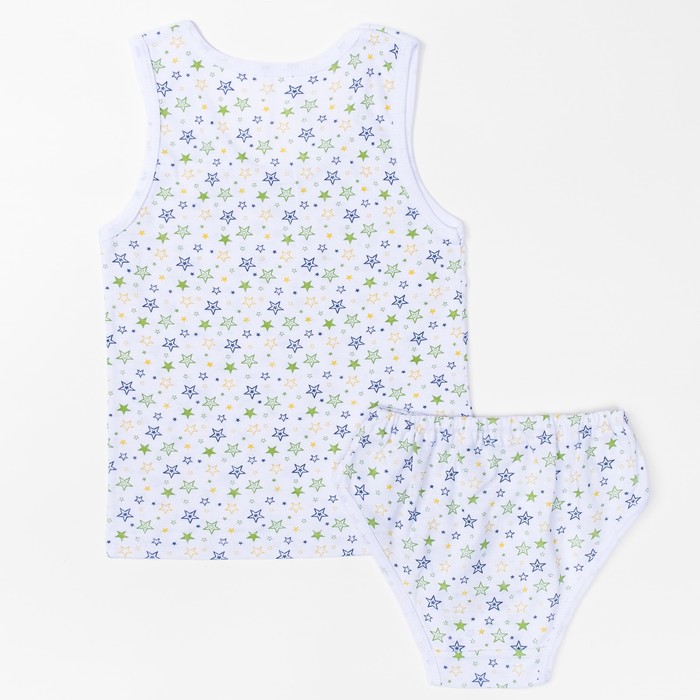 Комплект для девочки(майка, трусы), 09602-10, цвет микс, рост 110 см