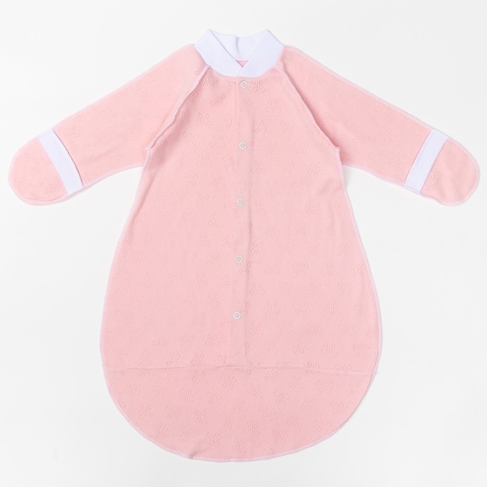 Комбинезон-мешок детский, 03404-04, цвет розовый, рост 62 см