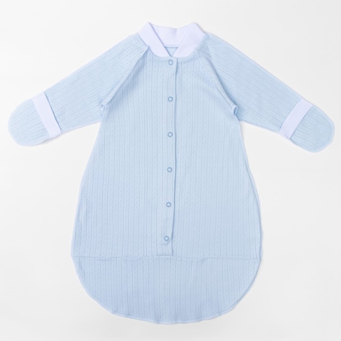 Комбинезон-мешок детский, 03404-04, цвет голубой, рост 56 см