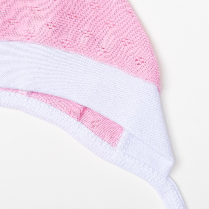 Чепчик детский, размер 42-44 см, цвет микс 04103-04