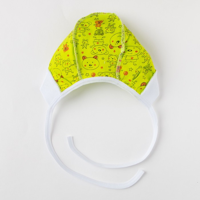 Чепчик детский, размер 42-44 см, цвет микс 04103-10