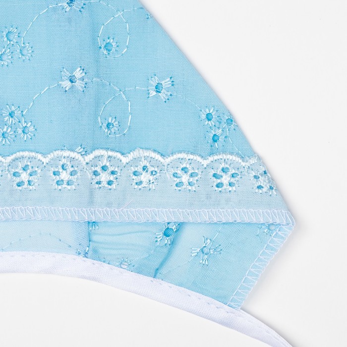 Чепчик детский, размер 36 см, цвет голубой 04102-02