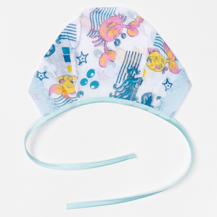 Чепчик детский, размер 36 см, цвет микс 04102-03