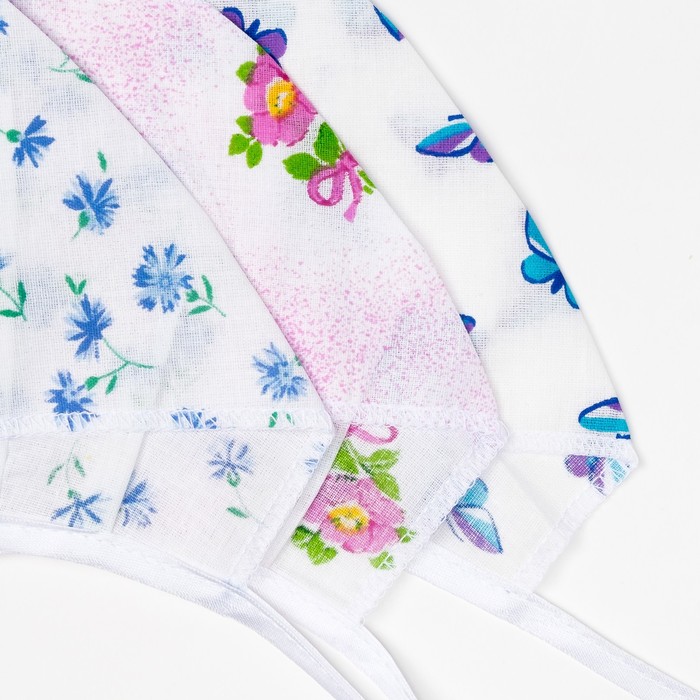 Чепчик детский, размер 36 см, цвет микс 04101-06