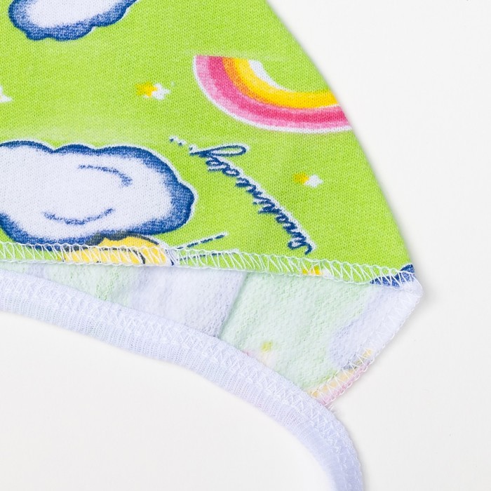 Чепчик детский, размер 36 см, цвет микс 04101-14