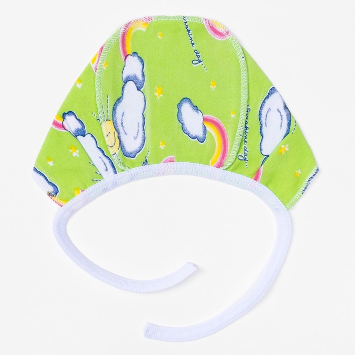 Чепчик детский, размер 36 см, цвет микс 04101-14