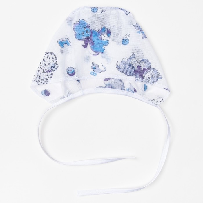 Чепчик детский, размер 36 см, цвет микс 04101-03