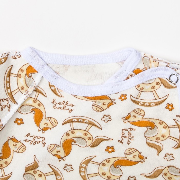 Распашонка детская, 02114-12, цвет микс, рост 62 см