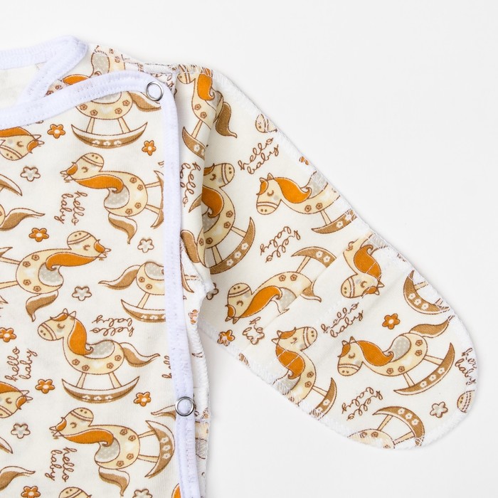 Распашонка детская, 02114-12, цвет микс, рост 62 см