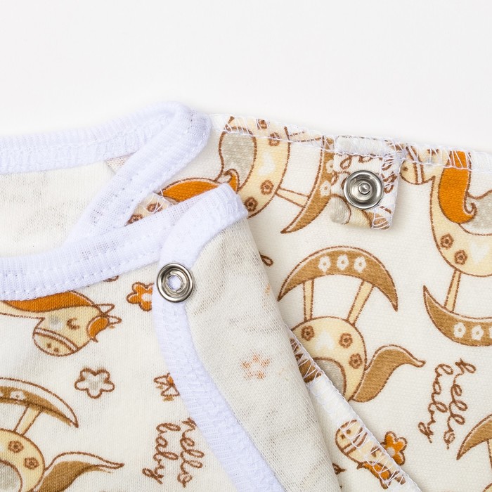 Распашонка детская, 02114-12, цвет микс, рост 62 см