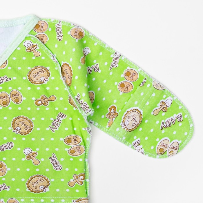 Распашонка детская, 02115-12, цвет микс, рост 56 см