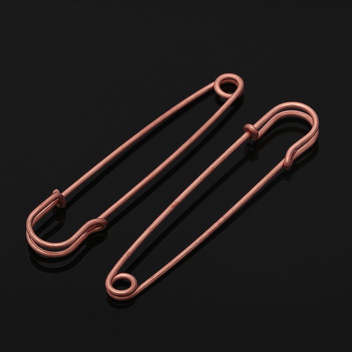 Булавка 9*1,5 см (набор 2шт), СМ-208, цвет меди