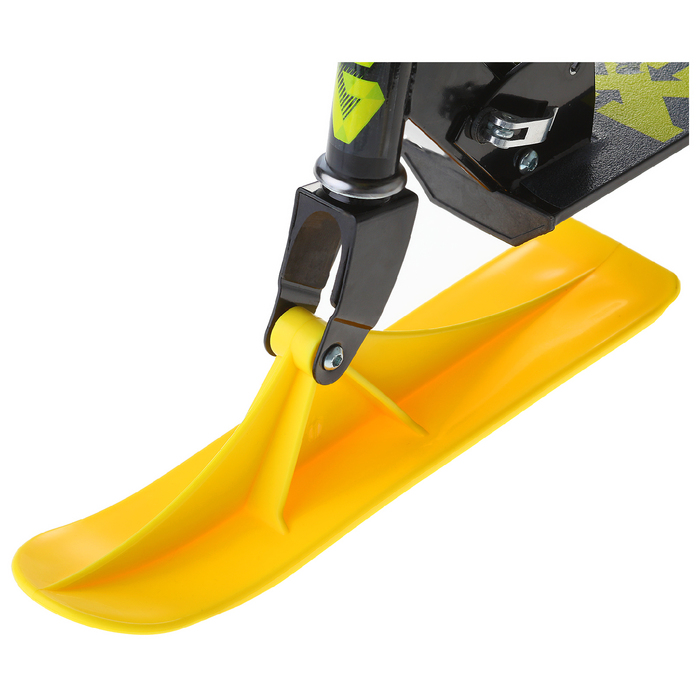 Самокат-снегокат 2 в 1 "XTREME", цвет черный