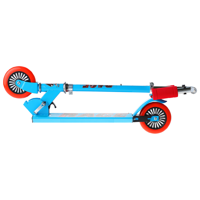 Самокат-снегокат 2 в 1 "RACE", цвет голубой