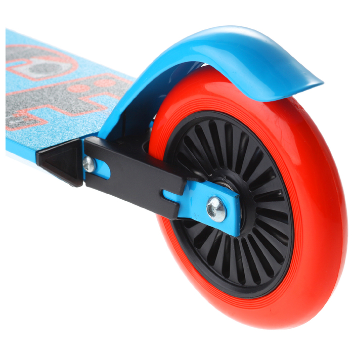 Самокат-снегокат 2 в 1 "RACE", цвет голубой