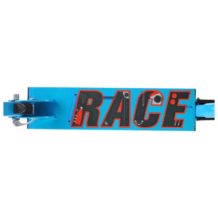 Самокат-снегокат 2 в 1 "RACE", цвет голубой