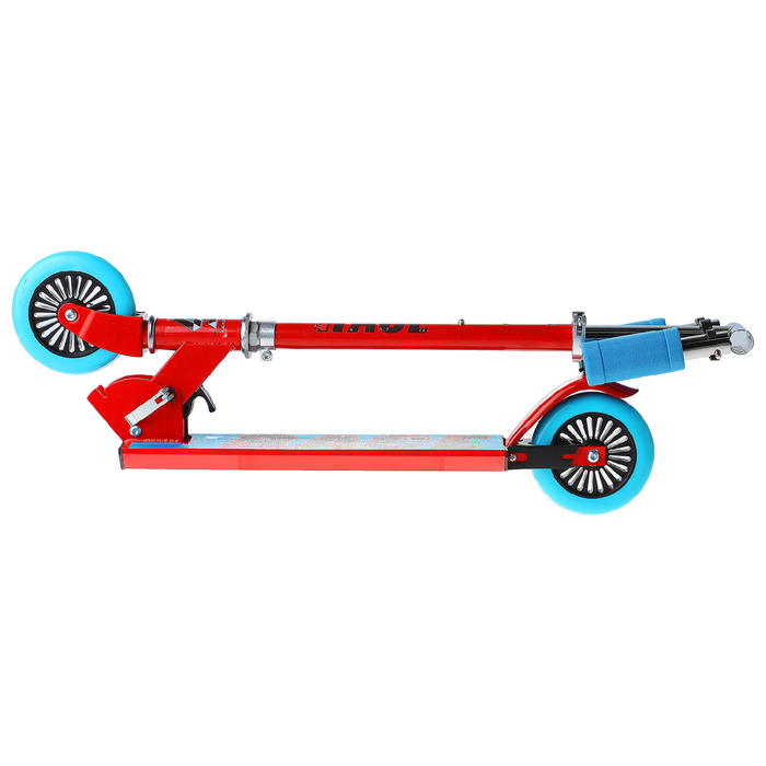 Самокат-снегокат 2 в 1 "RACE", цвет красный