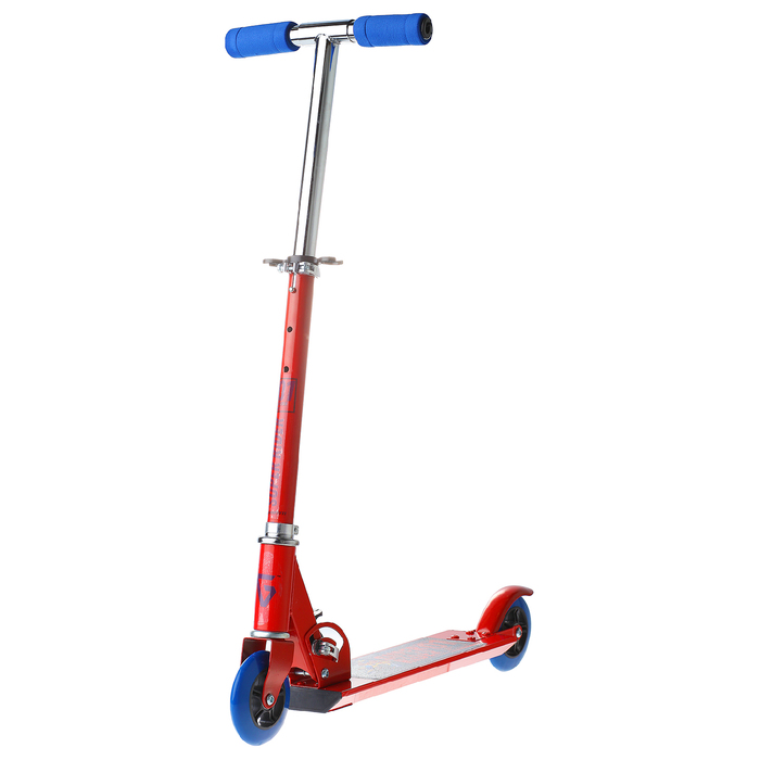 Самокат-снегокат зимний 2 в 1 "Super rider", цвет красный