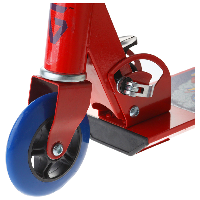 Самокат-снегокат зимний 2 в 1 "Super rider", цвет красный