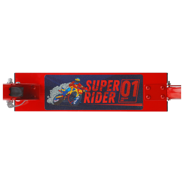 Самокат-снегокат зимний 2 в 1 "Super rider", цвет красный