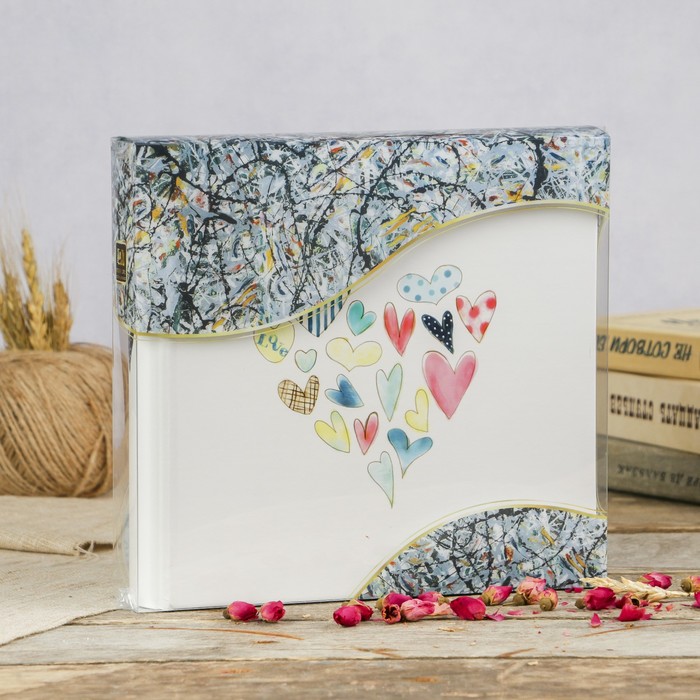 Фотоальбом на 100 фото 15х21 см Image Art серия 075 сердца