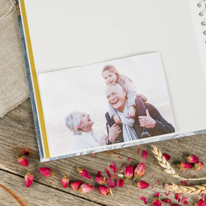 Фотоальбом магнитный 20 листов Image Art серия 14 джинс МИКС 23х28 см