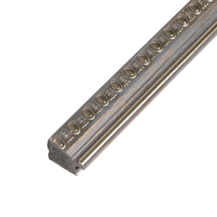 Багет пластиковый 118-3009-1 ширина 1,2 см, длина 2,9 м темно-серый с золотом