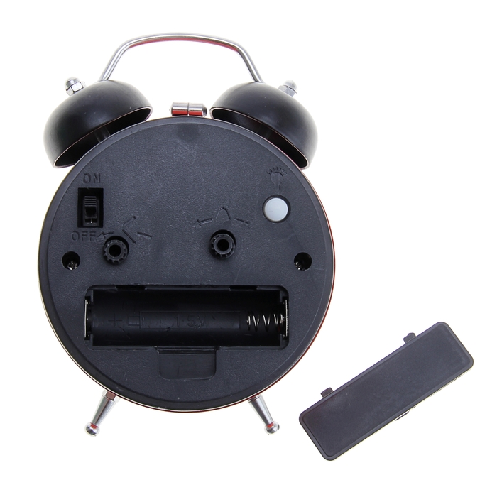 Будильник "Красные цифры", цвета МИКС