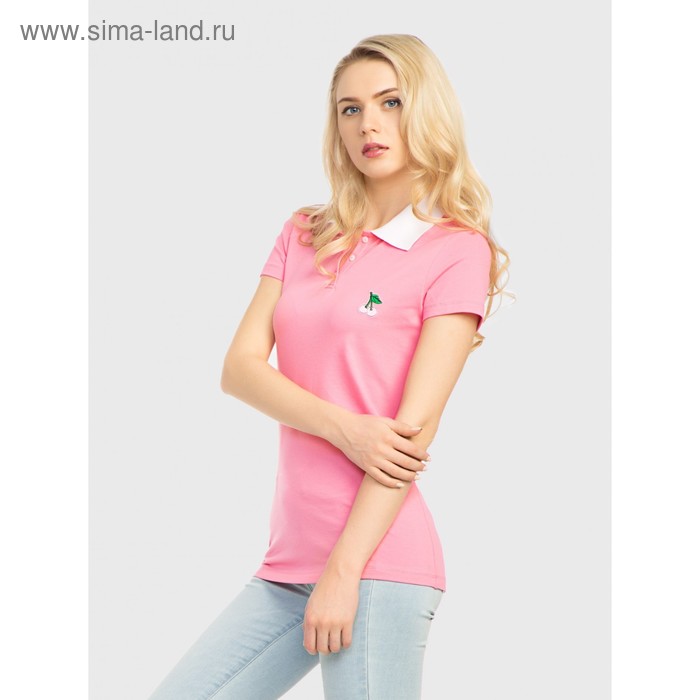 

Футболка-поло жен. CE LD 729, р.170-88, розовый