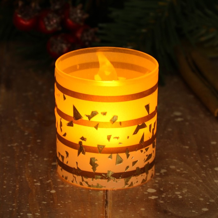 Электронная свеча "Полосы"