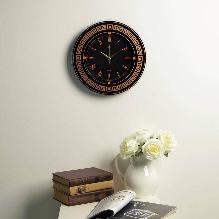 фото Часы настенные, серия: классика, "ретро", узорчатое кольцо а1, 32х32 см, микс 21 век