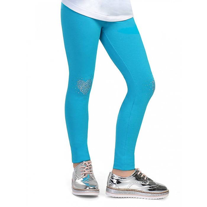 Легинсы для дев. JOY, р.104,110-56, sea-green