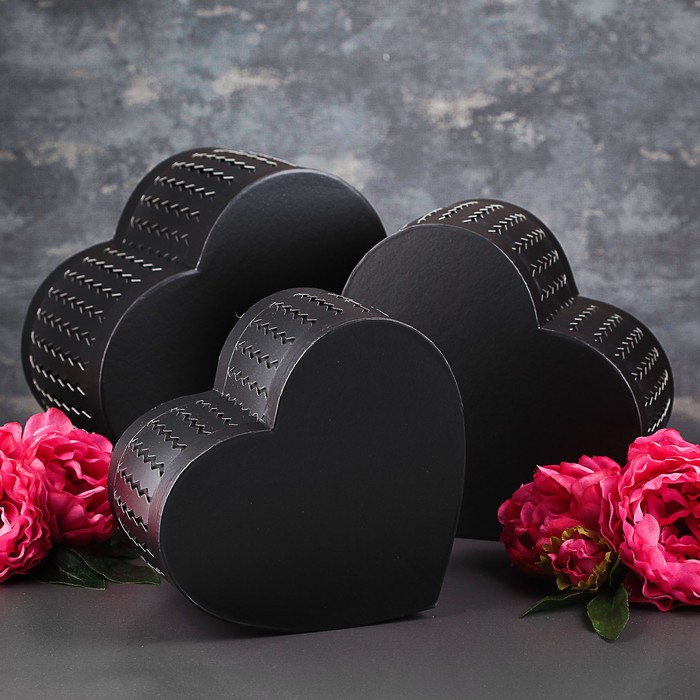 Набор коробок 3в1, 27,5 х 24,5 х 16 - 23,5 х 20 х 14 см