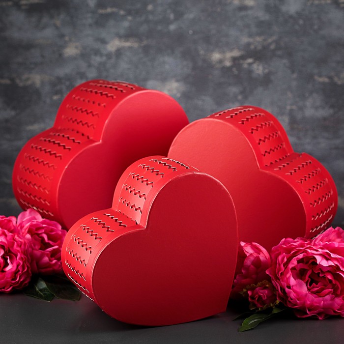 Набор коробок 3в1, 27,5 х 24,5 х 16 - 23,5 х 20 х 14 см