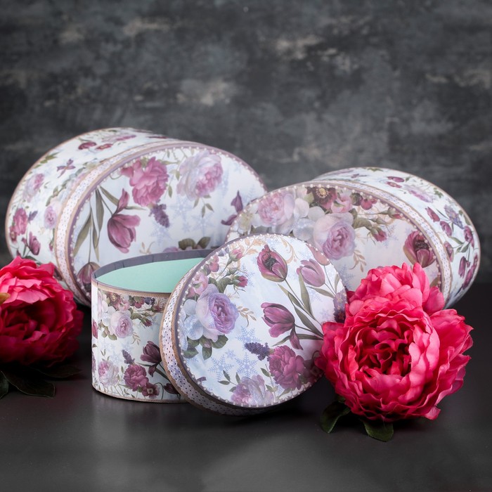 Набор коробок 3в1, 22 х 15,5 х 11 - 26 х 19,5 х 14 см