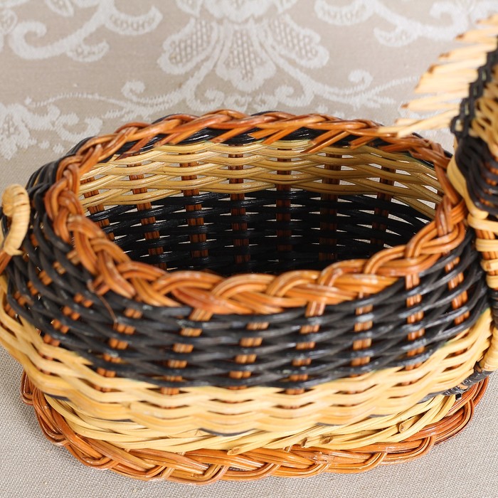 Фруктовница «Лошадка», 20×10×18 см, бамбук