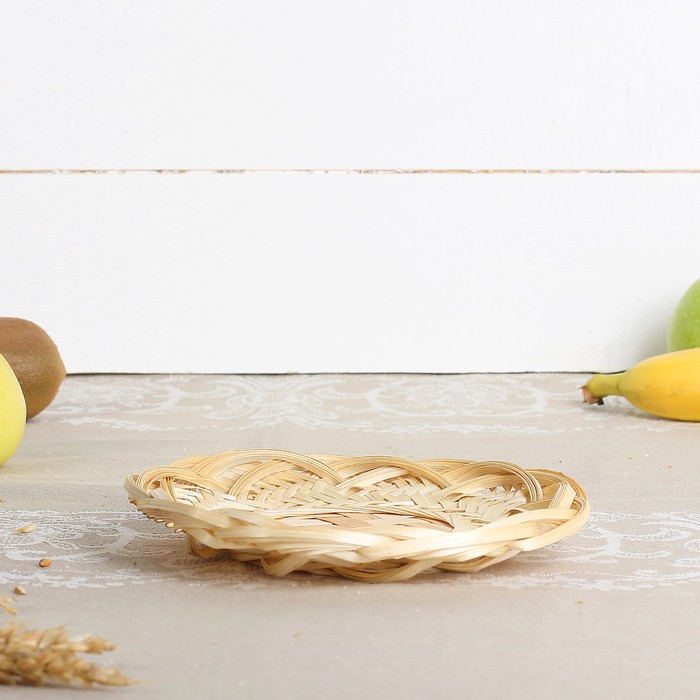 Подставка под стакан, D=16 см, бамбук