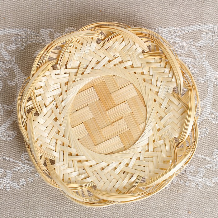 Подставка под стакан, D=16 см, бамбук