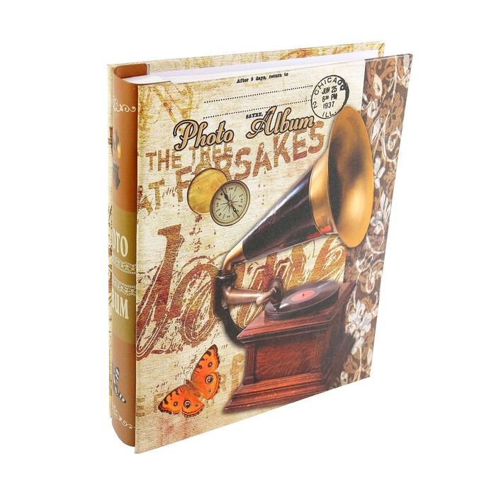 Фотоальбом на 100 фото 10х15 см "Музыкальный салон" МИКС  26,5х21х5,5 см