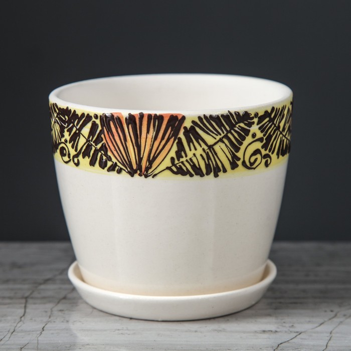 Кашпо "Классика" 0,45 л, микс