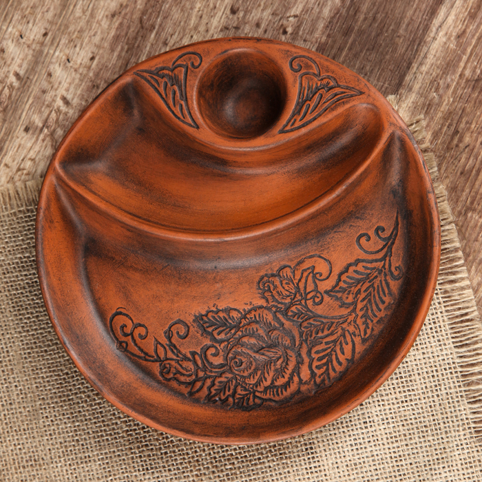 Тарелка менажная "Узор" 19 см