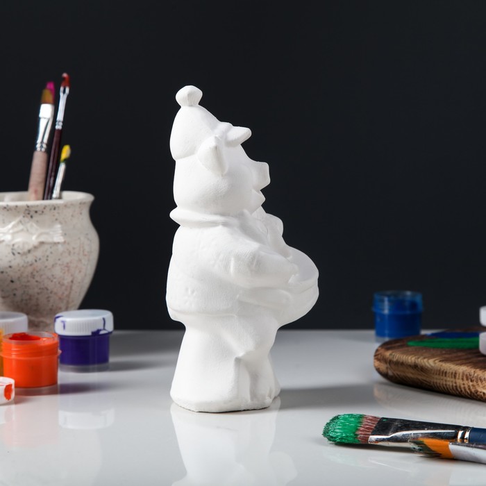 Копилка под нанесение "Поросенок с барабаном"