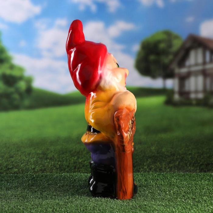 Садовая фигура "Гном с табличкой Welcome", микс