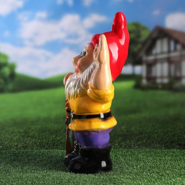 Садовая фигура "Гном с табличкой Welcome", микс