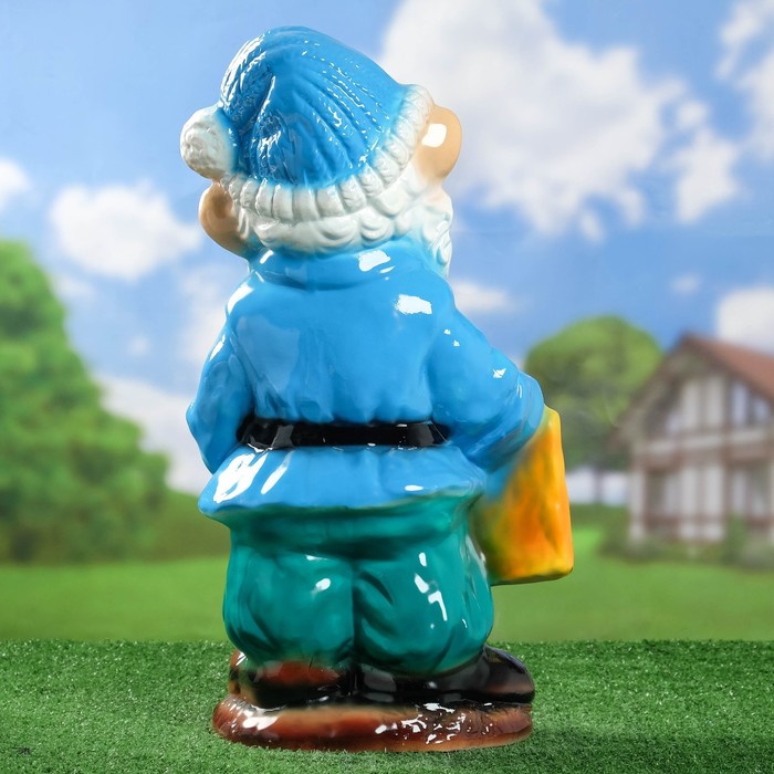 Сувенир-садовый "Гном Вэлком", глянец микс