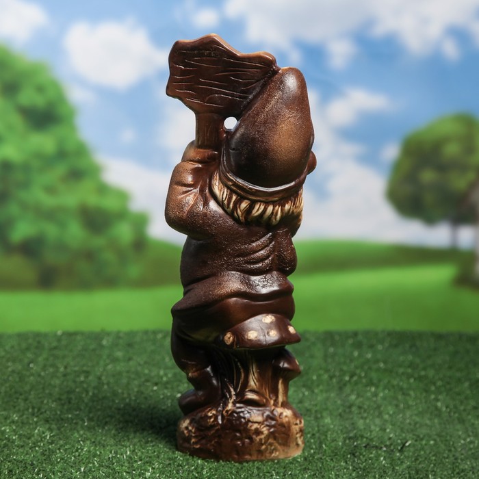 Садовая фигура "Гном WELCOME" шамот