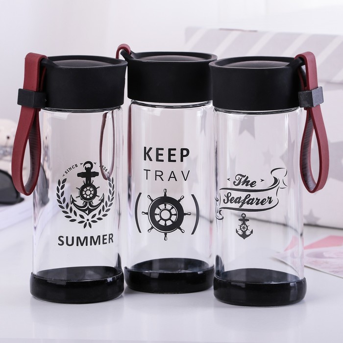 Бутылка 350 мл "Адмирал", надписи МИКС