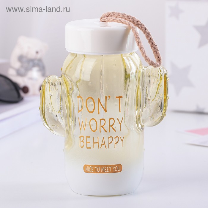 

Бутылка 300 мл "Кактус", рисунок и цвет МИКС