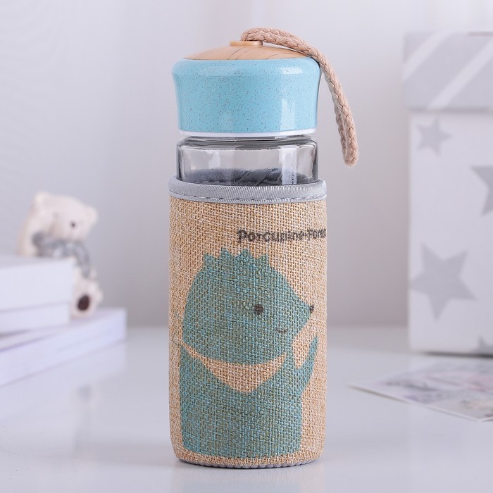 Бутылка 300 мл "Лесные жители", рисунок МИКС