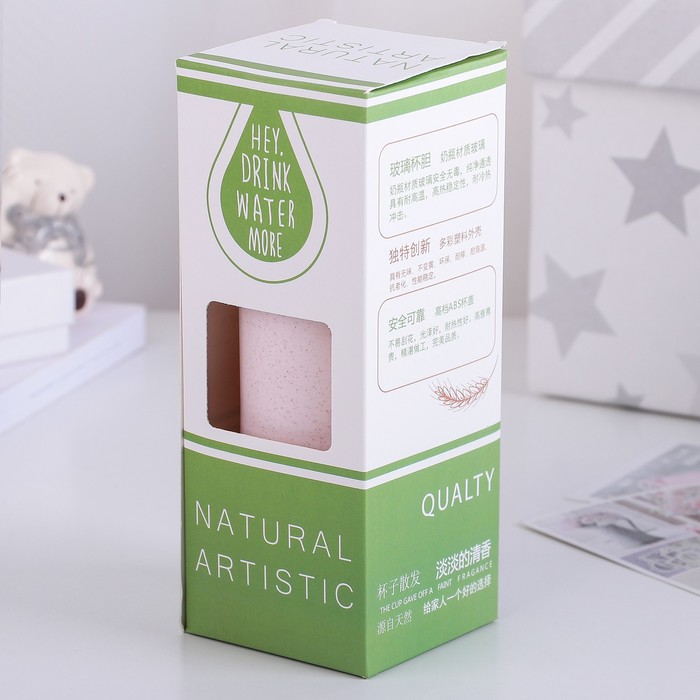 Бутылка 300 мл "Мяу", надписи и цвета МИКС